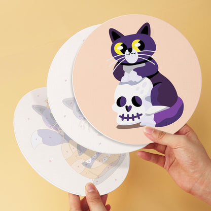 Purple Cats and Skeletons mini board kit – image 11