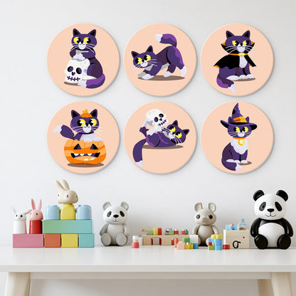 Purple Cats and Skeletons mini board kit – image 23