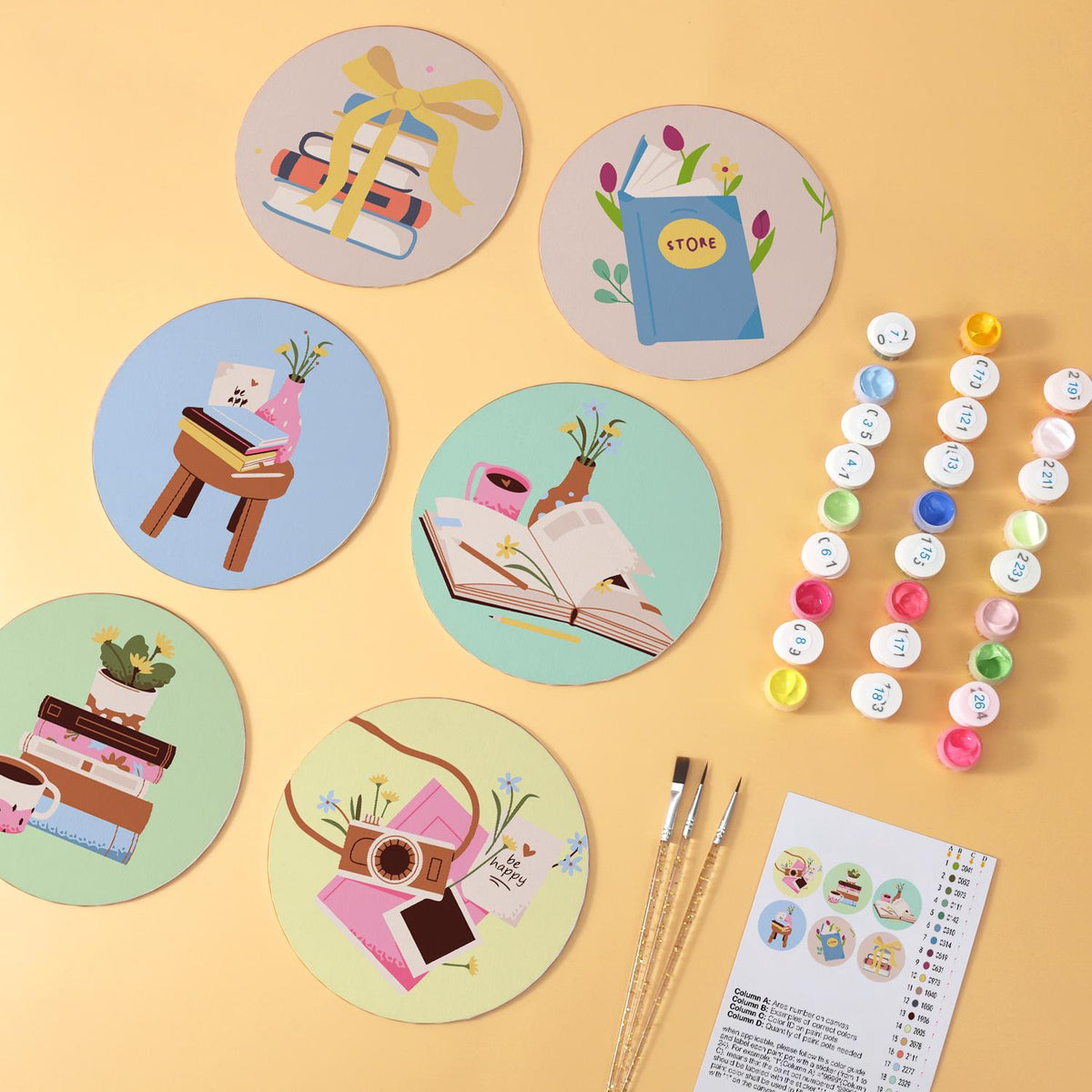 Ribbon-Tied Books and Posies mini board kit – image 6