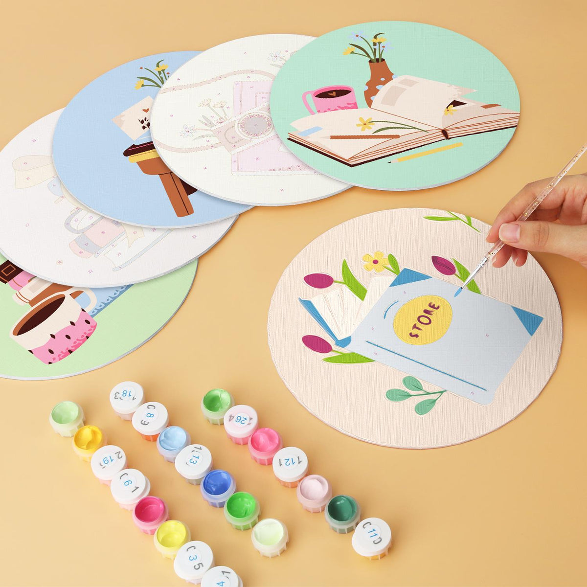 Ribbon-Tied Books and Posies mini board kit – image 7