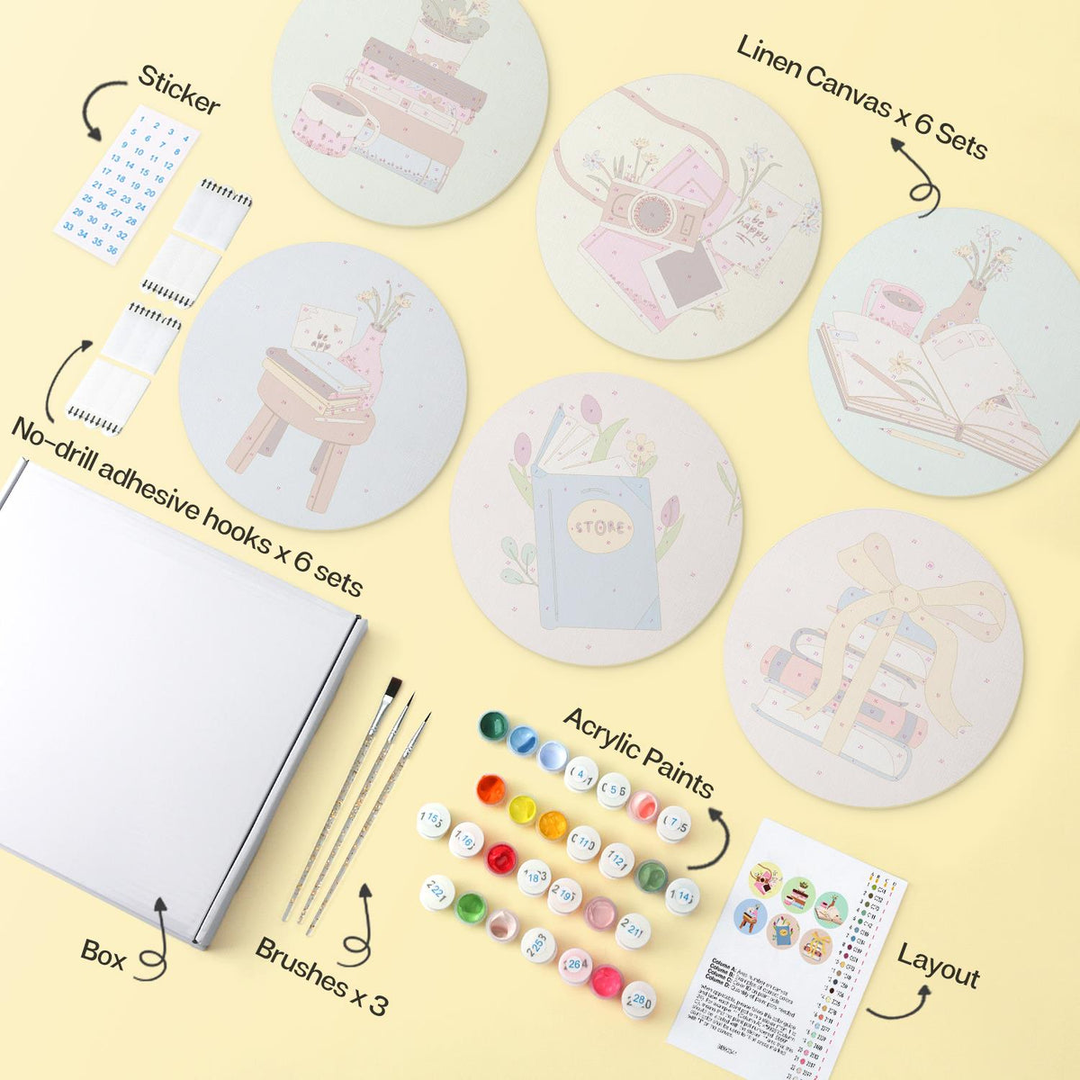 Ribbon-Tied Books and Posies mini board kit – image 15