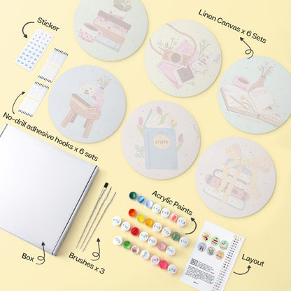 Ribbon-Tied Books and Posies mini board kit – image 15