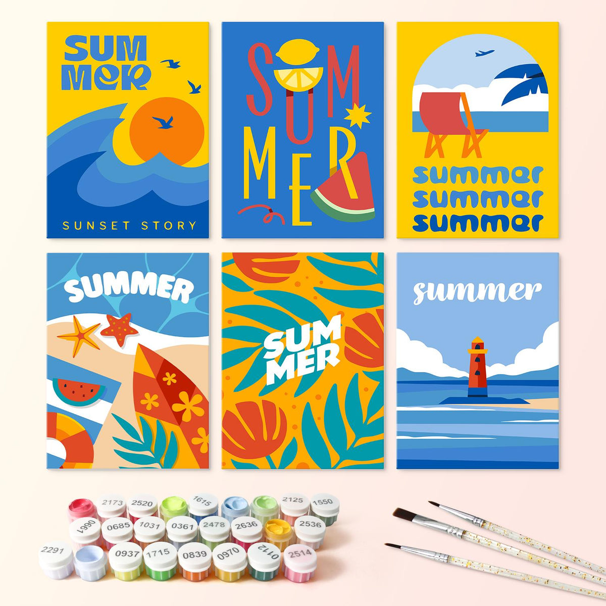 Bold Summer Type Posters mini board kit – image 3