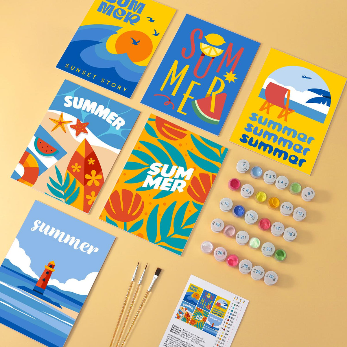 Bold Summer Type Posters mini board kit – image 5