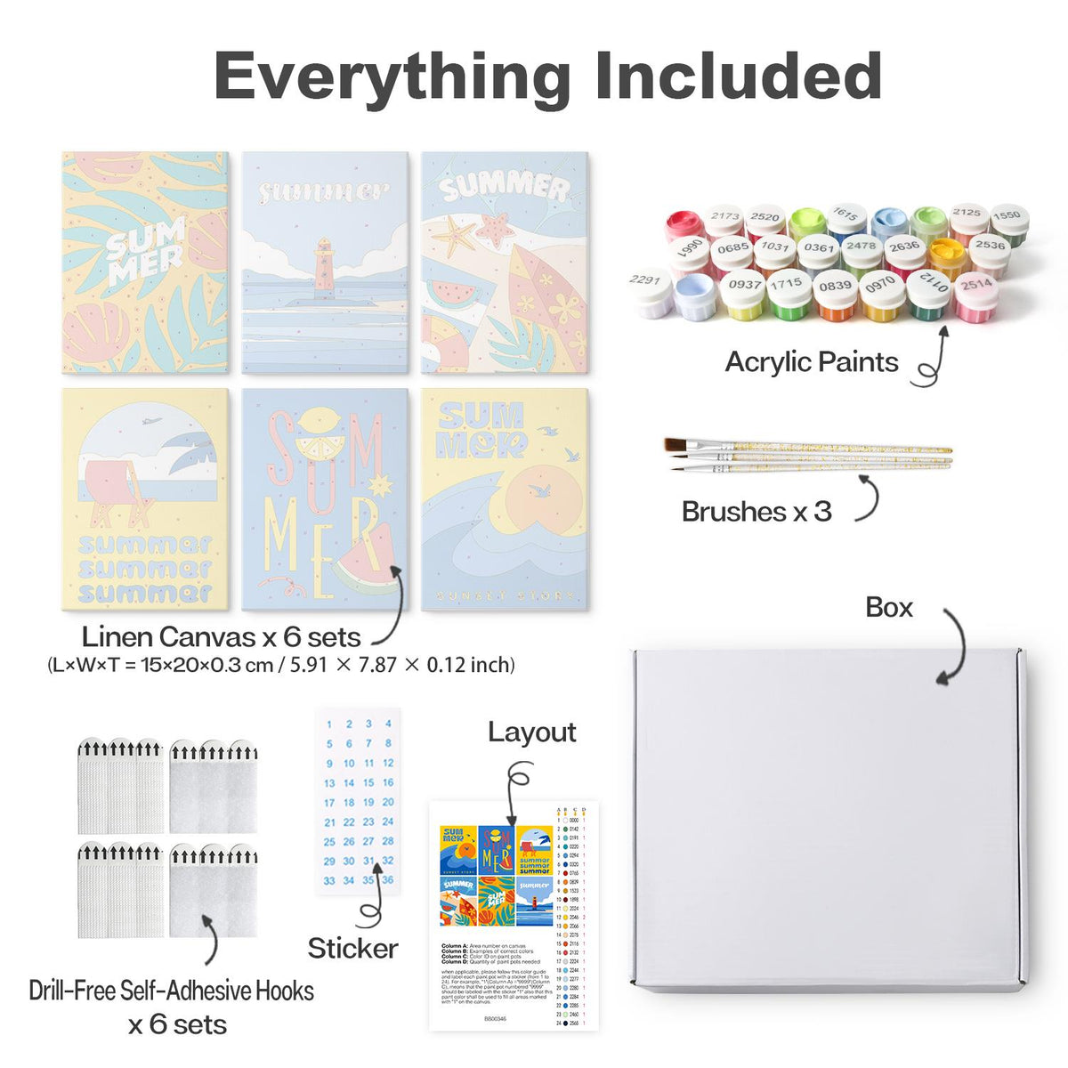 Bold Summer Type Posters mini board kit – image 16