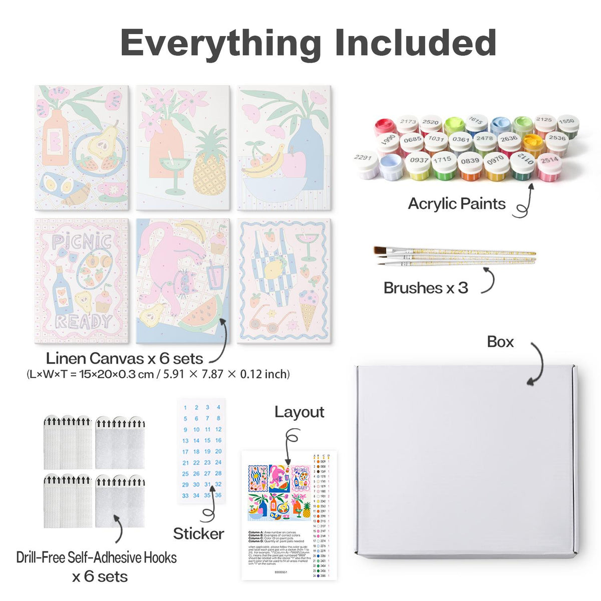 Picnic Ready Fruit and Vases mini board kit – image 16