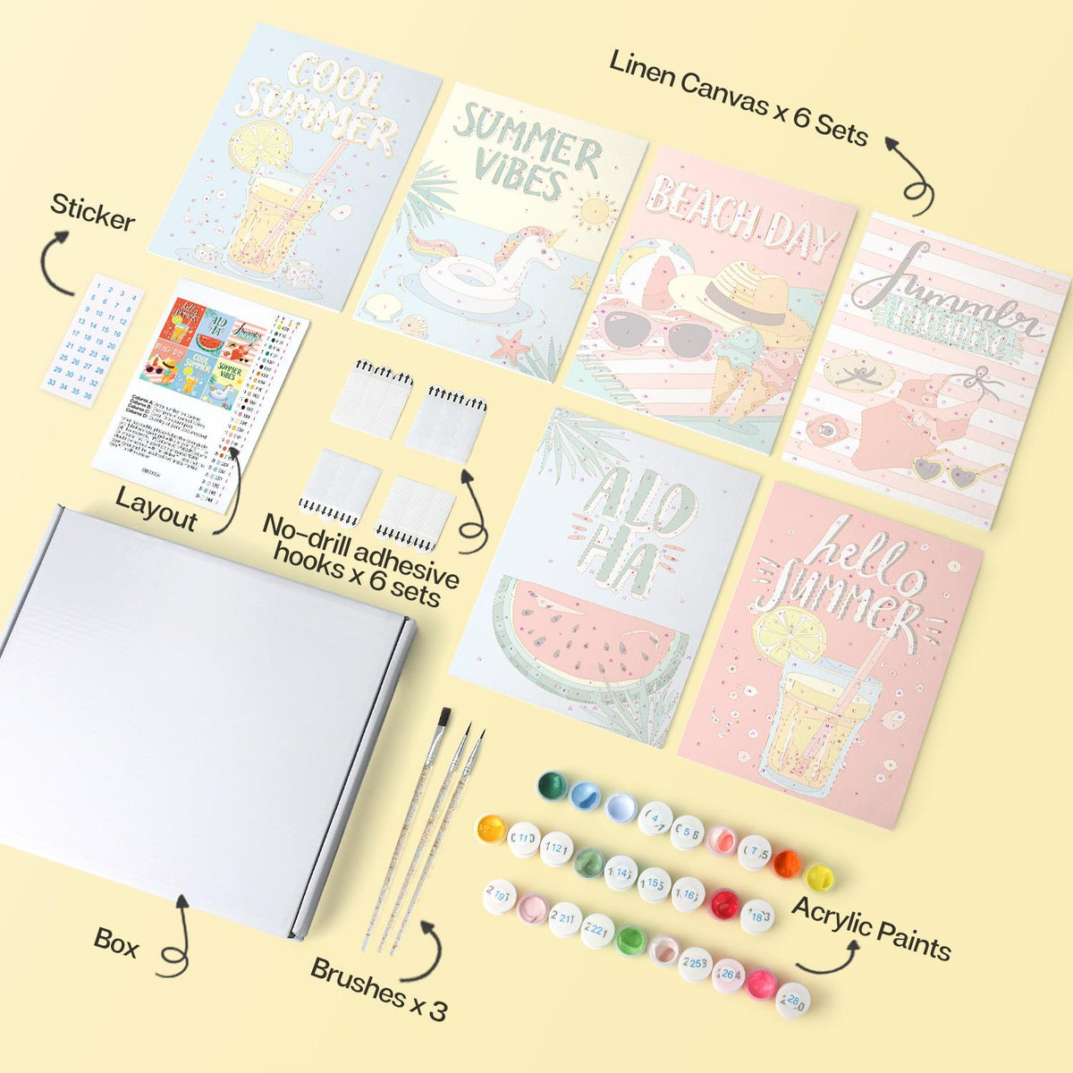 Unicorn Float Summer Vibes mini board kit – image 15