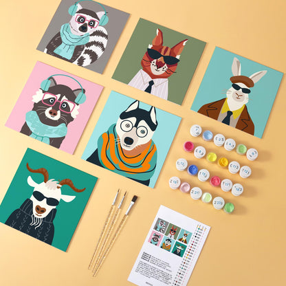 Hipster Animals in Shades mini board kit – image 5