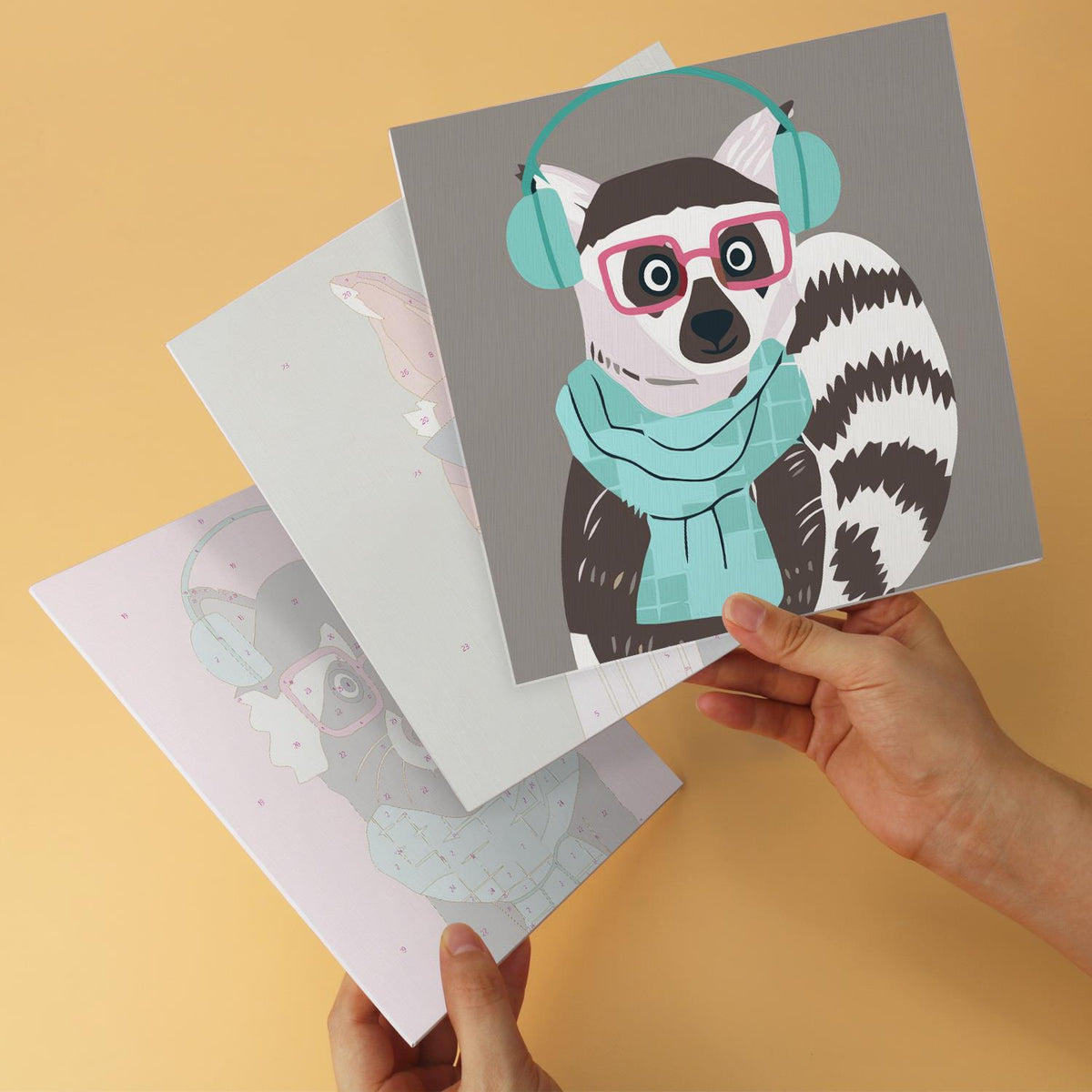 Hipster Animals in Shades mini board kit – image 11