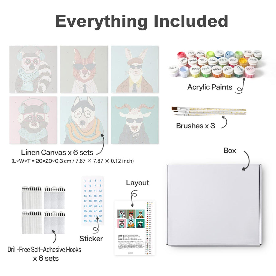 Mini board kit contents