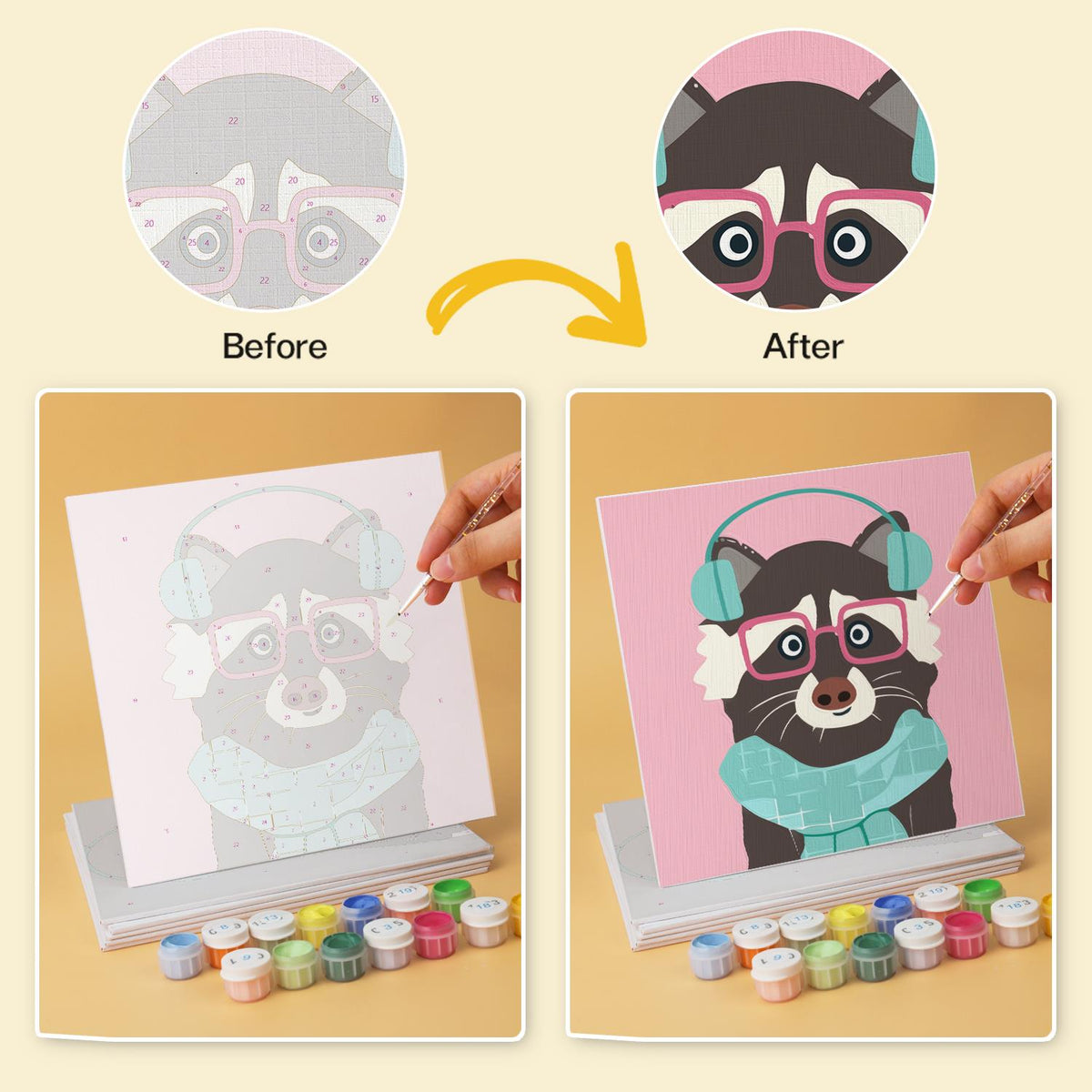 Hipster Animals in Shades mini board kit – image 21