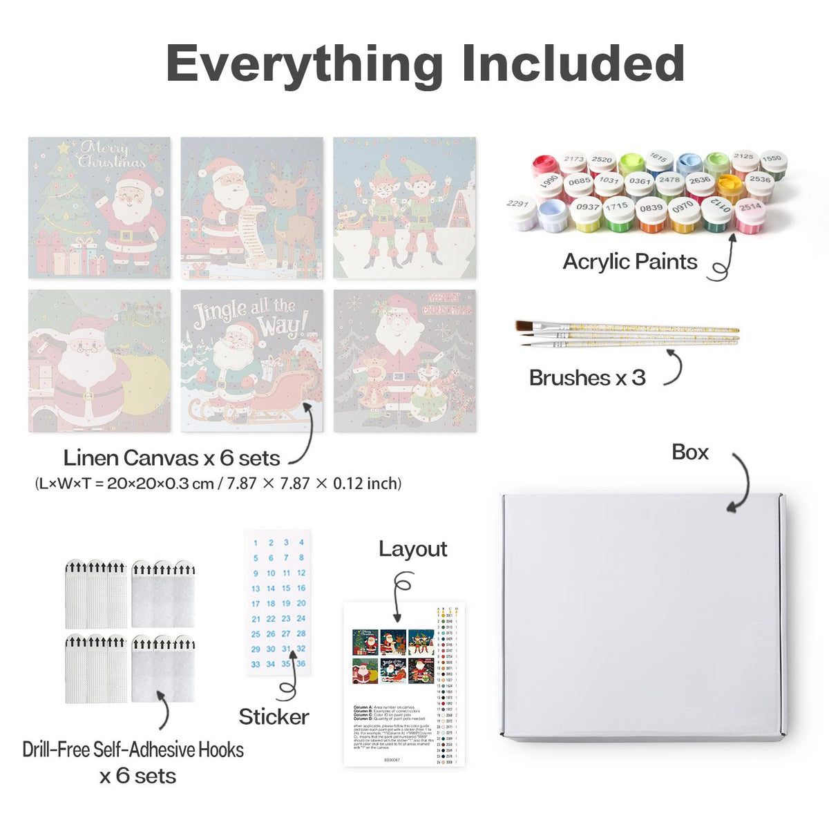Santa's List and Busy Elves mini board kit – image 16