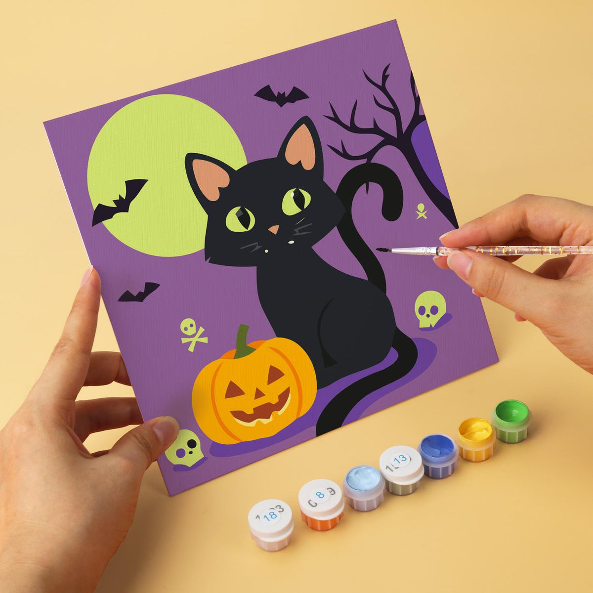 Spellbook and Candle Black Cats mini board kit – image 8