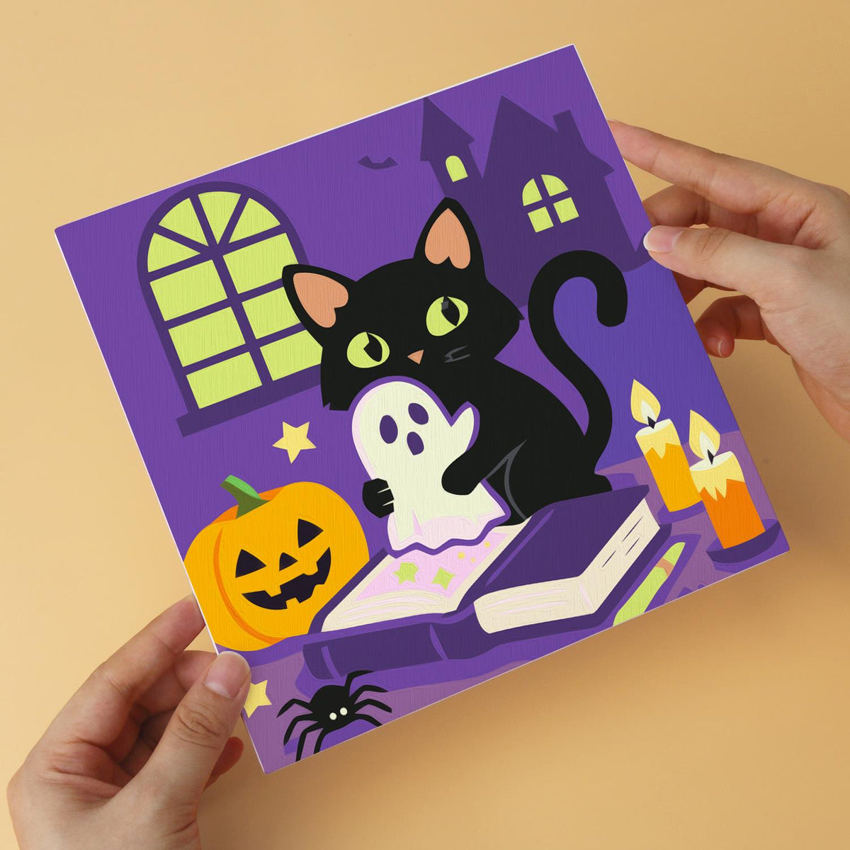 Spellbook and Candle Black Cats mini board kit – image 10