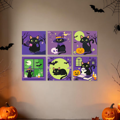 Spellbook and Candle Black Cats mini board kit – image 22