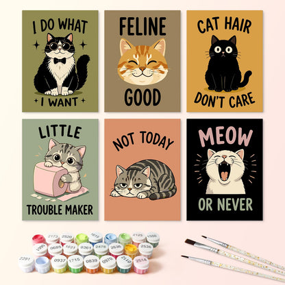 Cat Hair Don't Care Slogans mini board kit – image 3