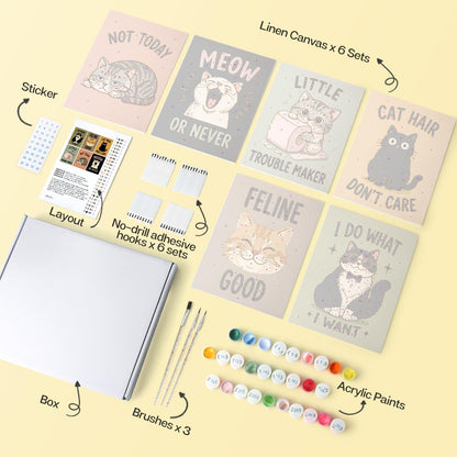 Cat Hair Don't Care Slogans mini board kit – image 15