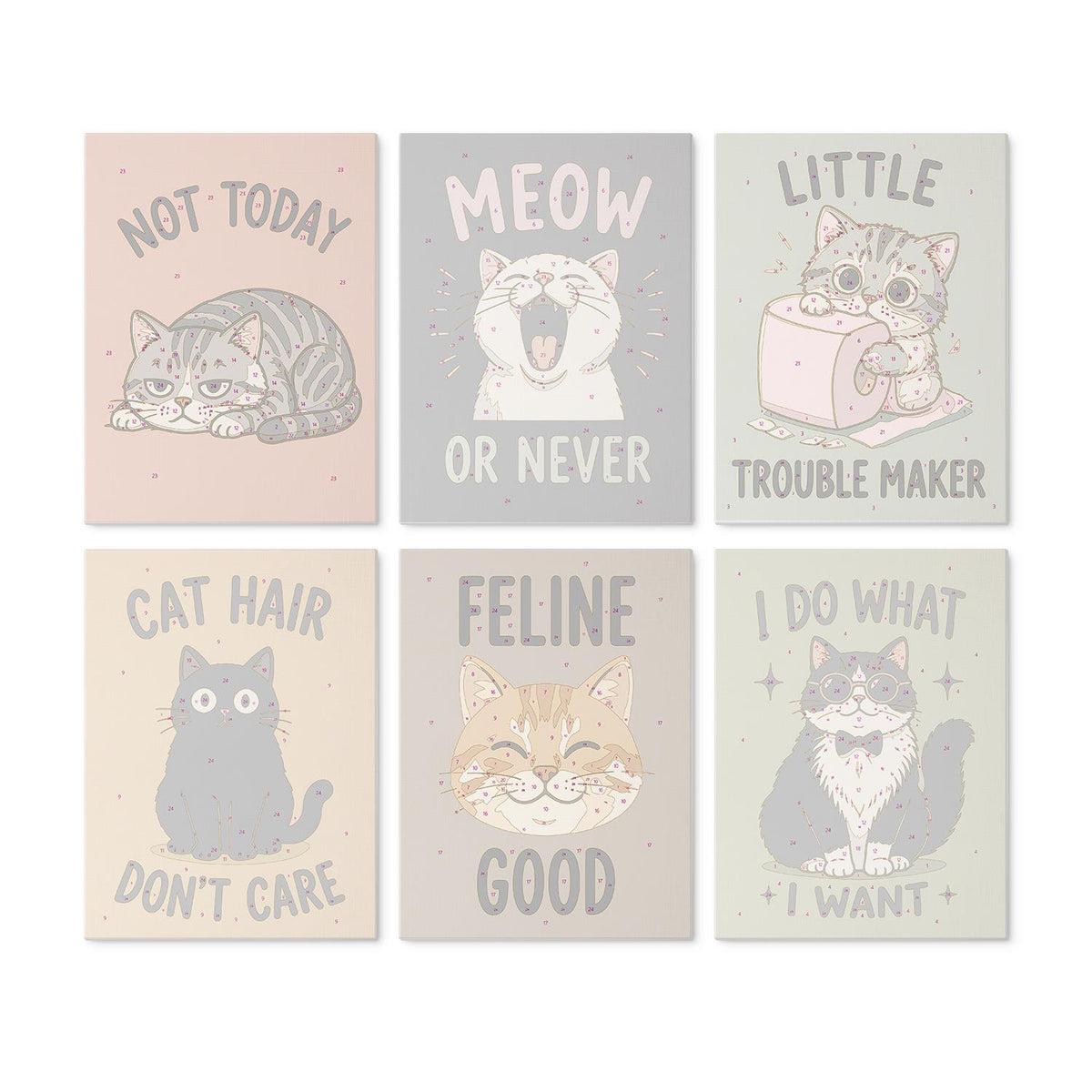 Cat Hair Don't Care Slogans mini board kit – image 17