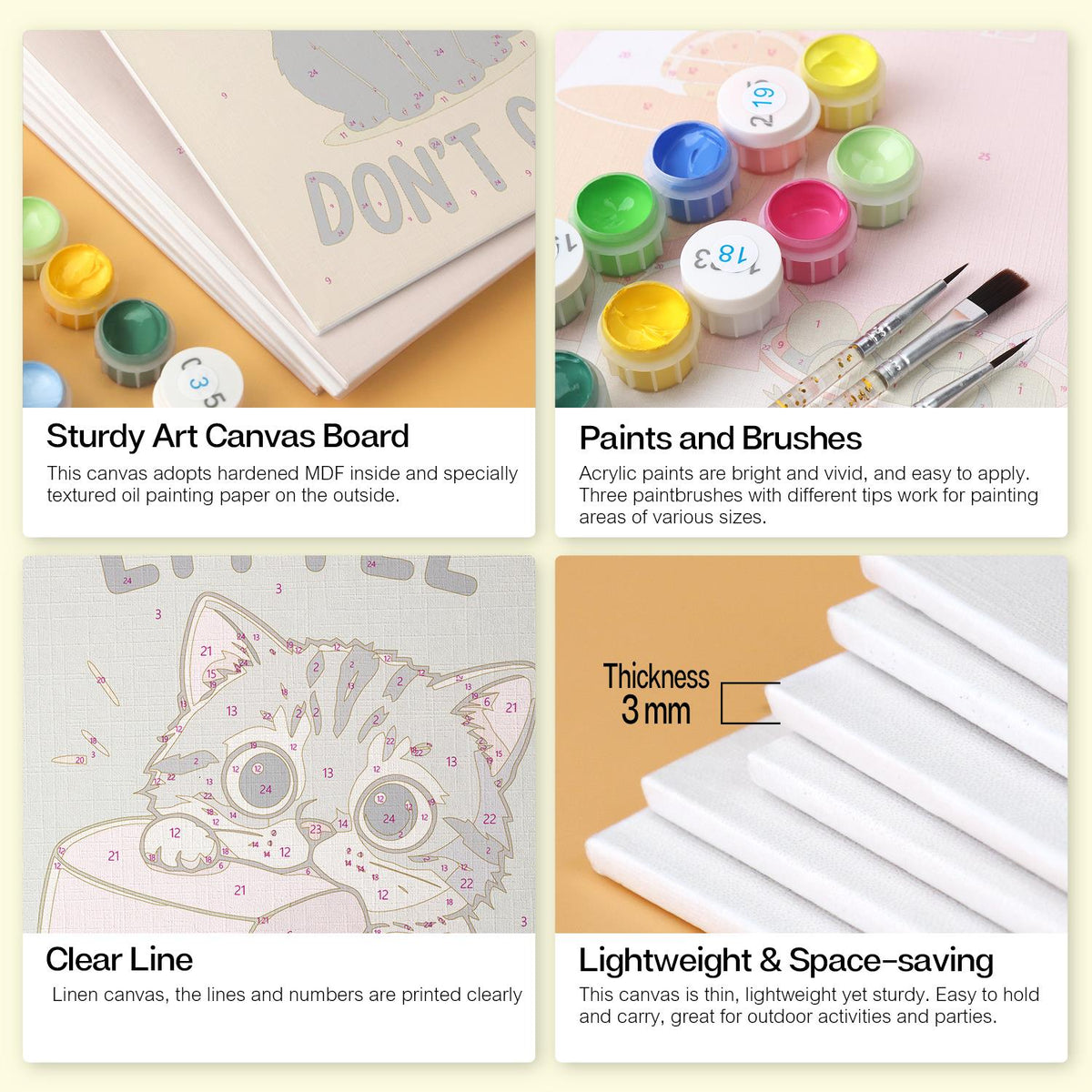 Cat Hair Don't Care Slogans mini board kit – image 18