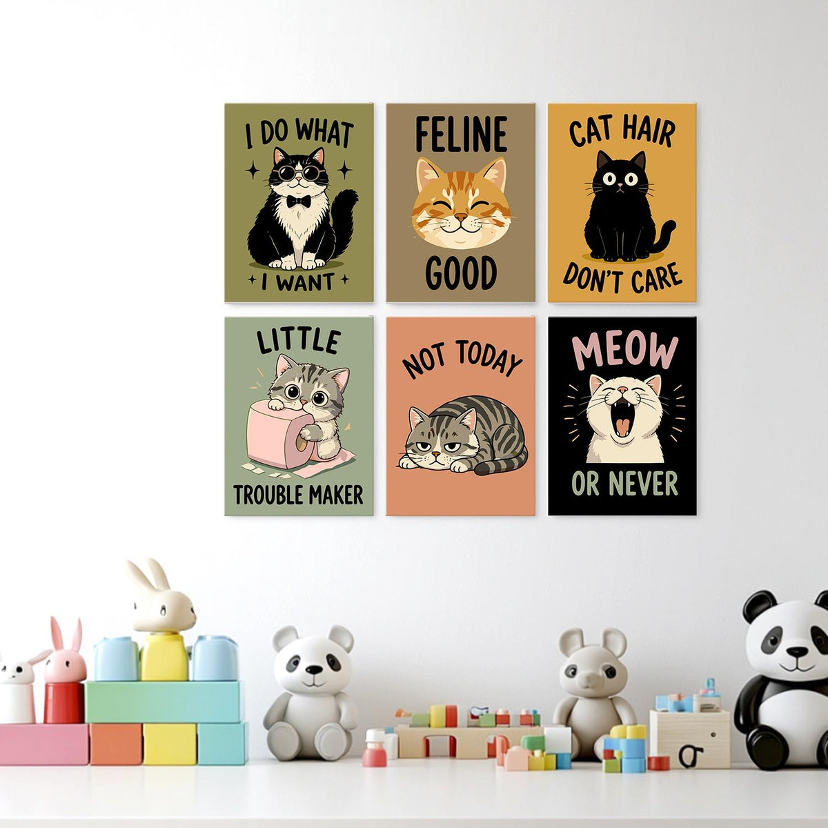 Cat Hair Don't Care Slogans mini board kit – image 22