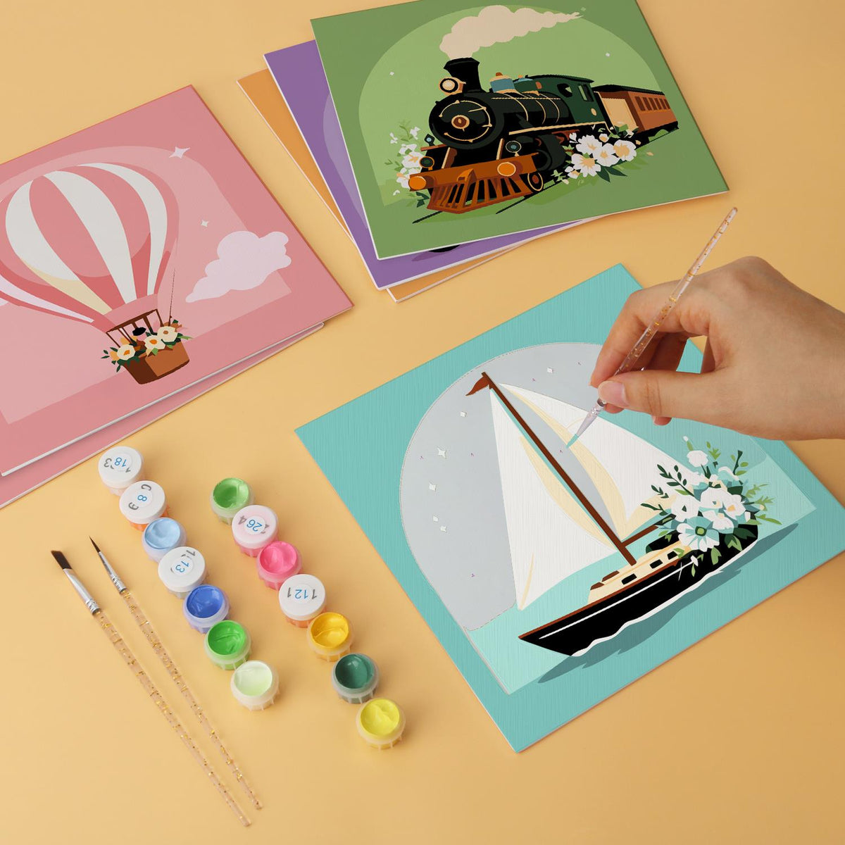 Flower-Laden Vintage Journeys mini board kit – image 7