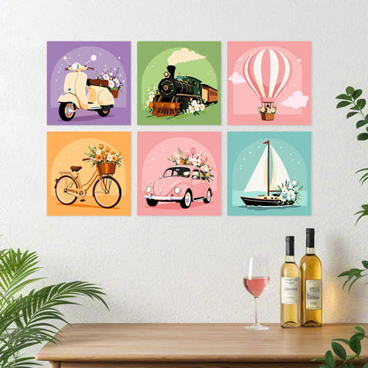 Flower-Laden Vintage Journeys mini board kit – image 22