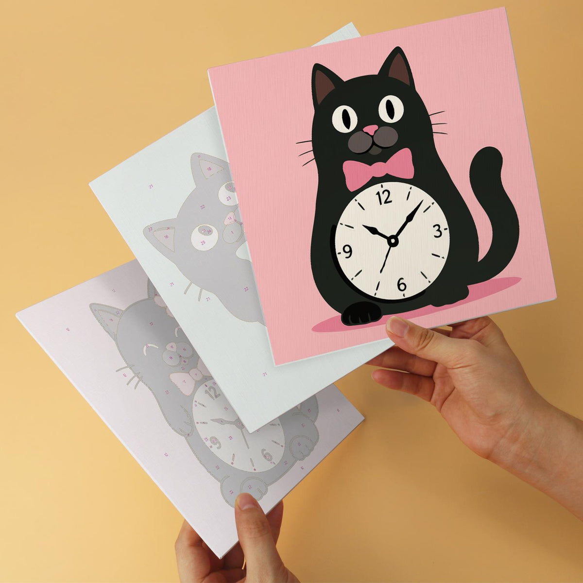 Tick-Tock Cats in Bow Ties mini board kit – image 11