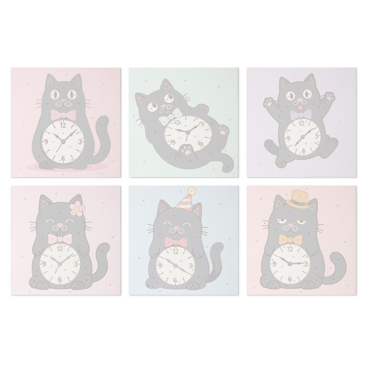 Tick-Tock Cats in Bow Ties mini board kit – image 17