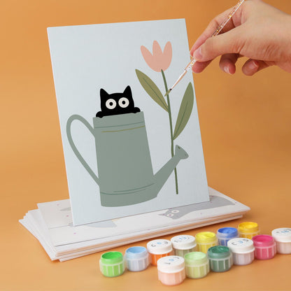 Black Cats Among Houseplants mini board kit – image 4