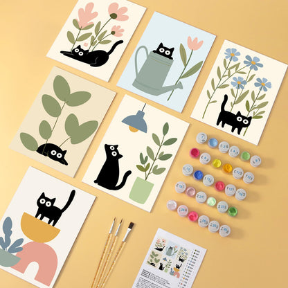 Black Cats Among Houseplants mini board kit – image 5