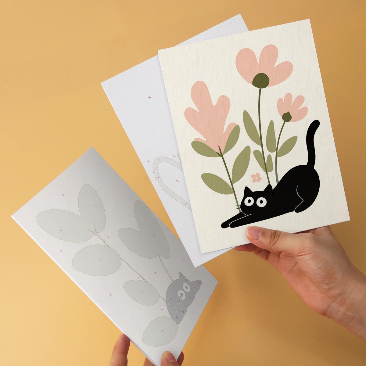 Black Cats Among Houseplants mini board kit – image 11