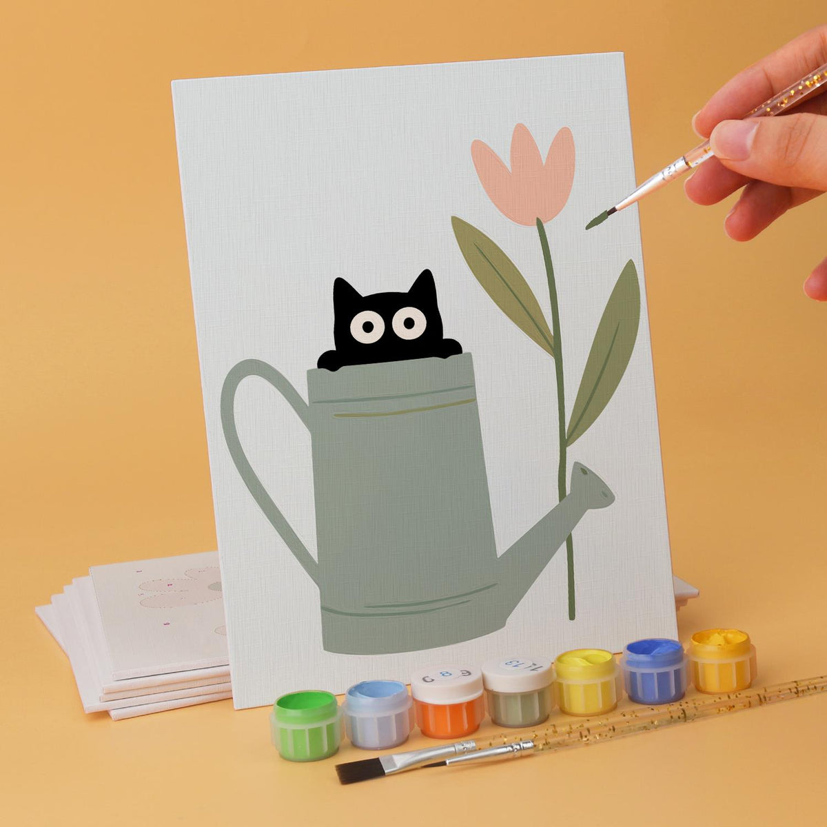 Black Cats Among Houseplants mini board kit – image 12
