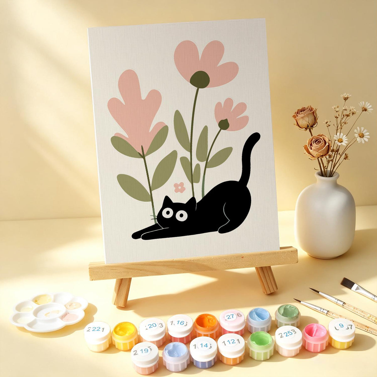 Black Cats Among Houseplants mini board kit – image 14