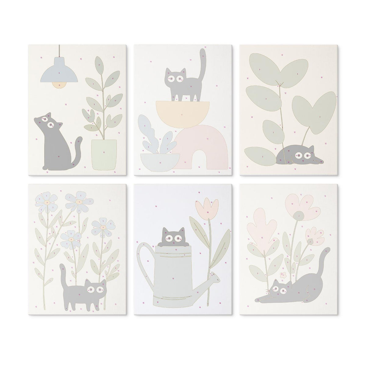 Black Cats Among Houseplants mini board kit – image 17
