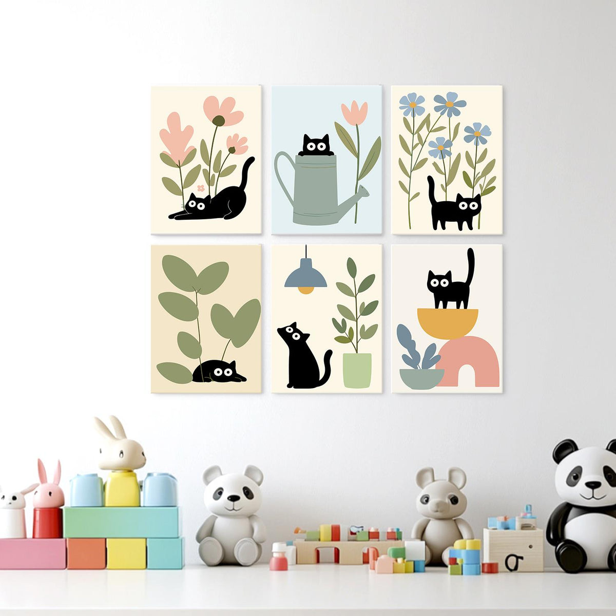 Black Cats Among Houseplants mini board kit – image 22