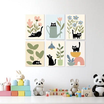 Black Cats Among Houseplants mini board kit – image 22