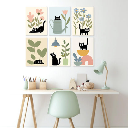 Black Cats Among Houseplants mini board kit – image 23