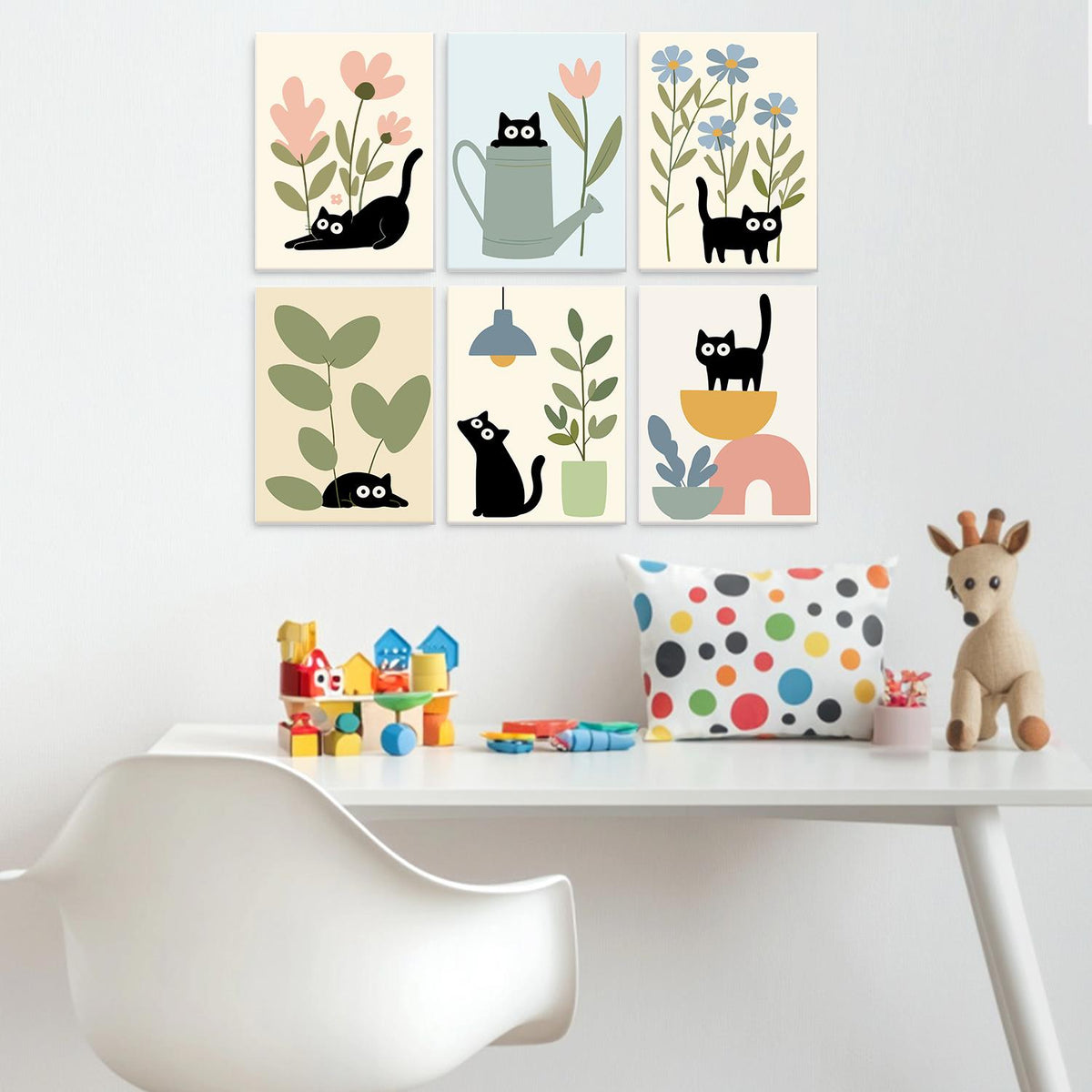 Black Cats Among Houseplants mini board kit – image 24