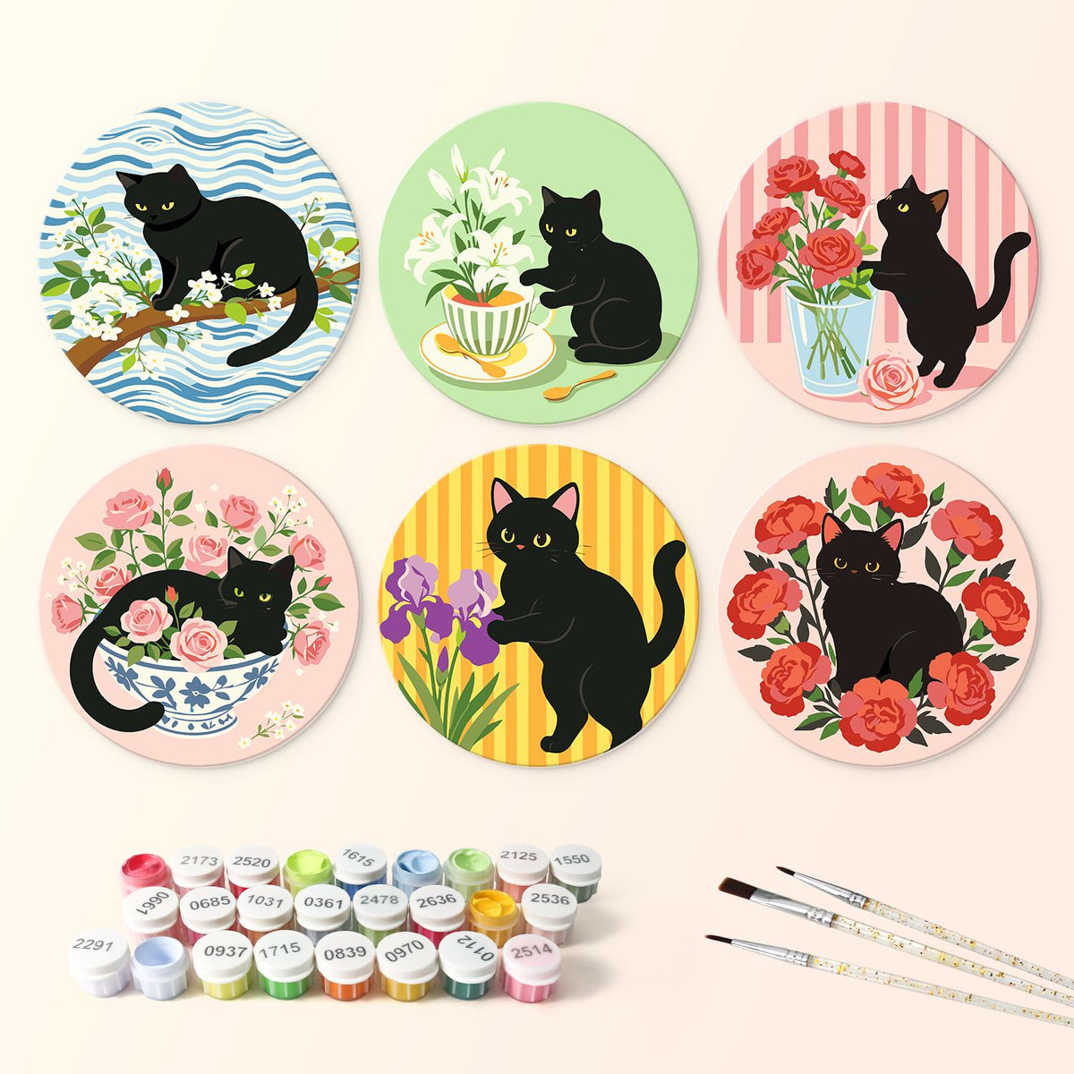 Black Cats Among the Roses mini board kit – image 3