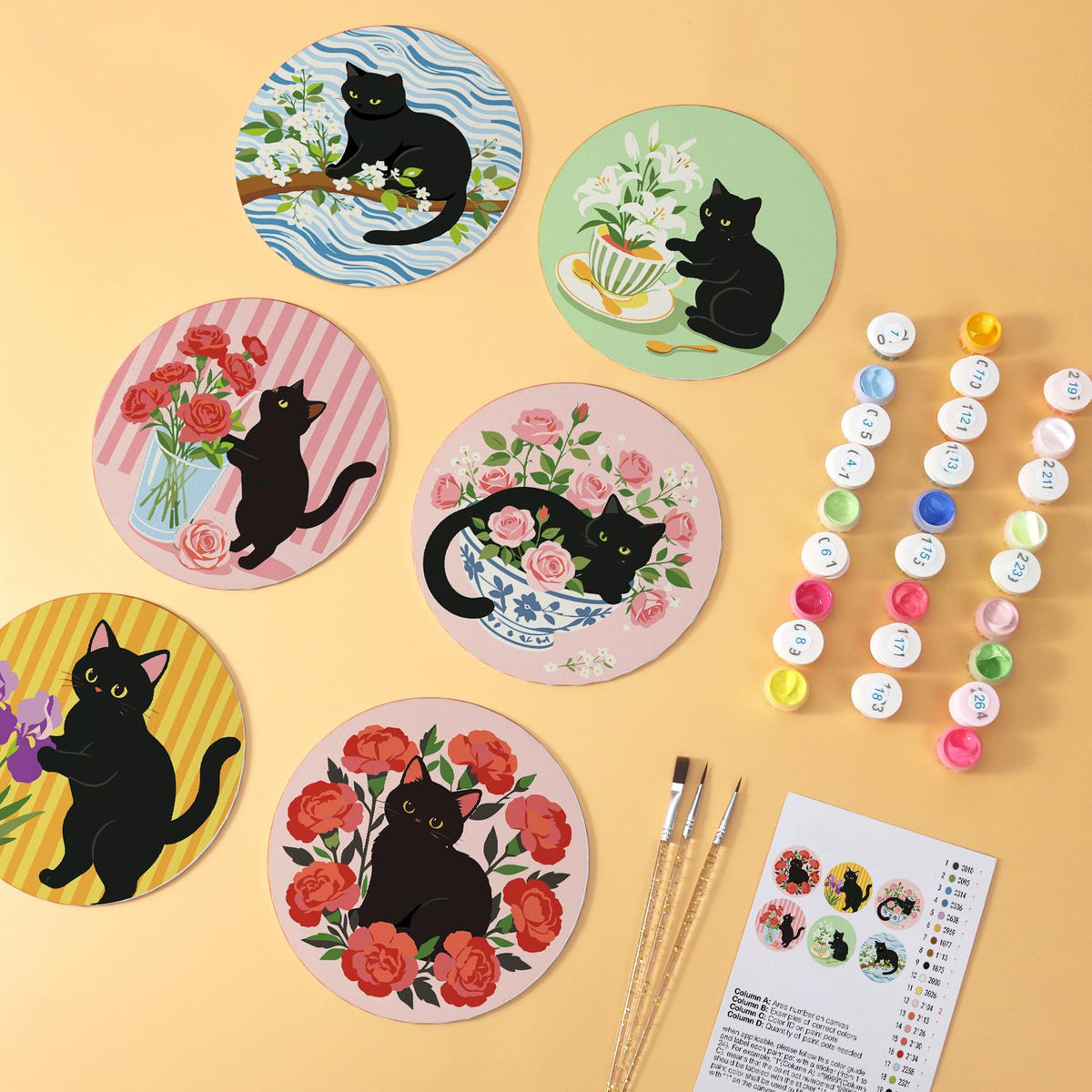 Black Cats Among the Roses mini board kit – image 6