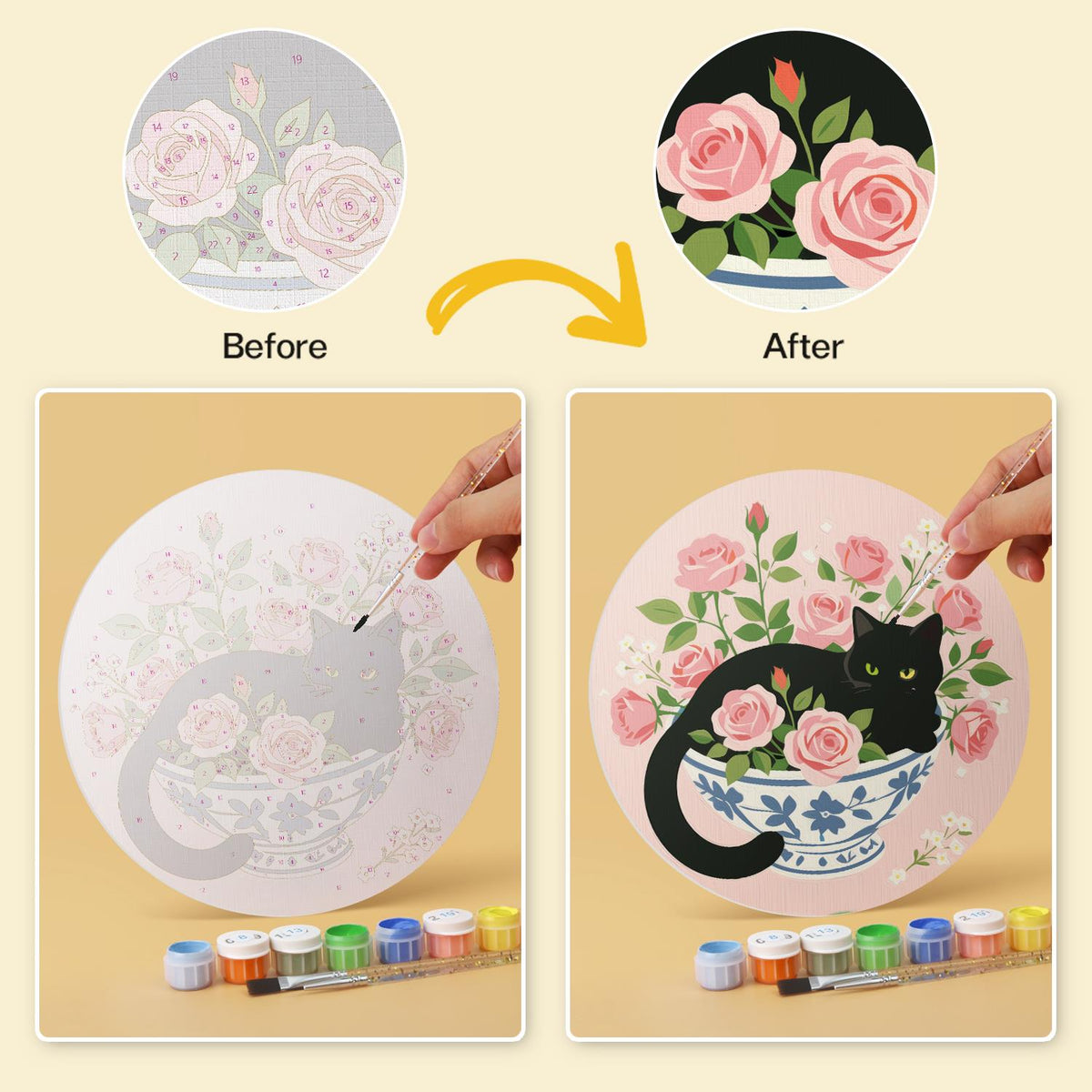 Black Cats Among the Roses mini board kit – image 21