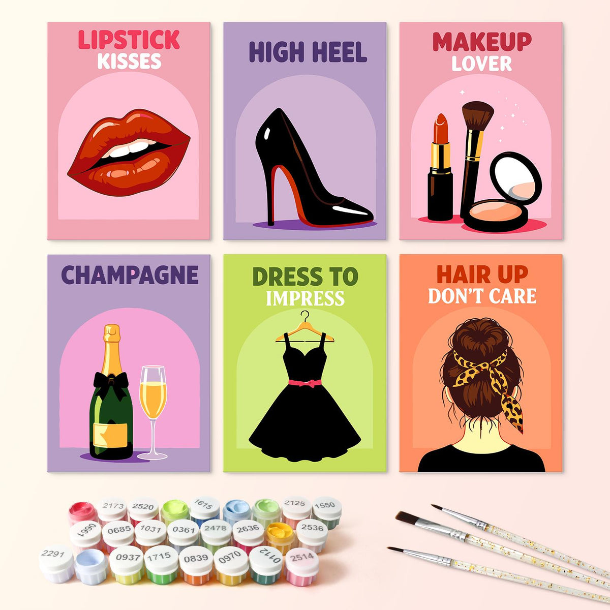 Lipstick and Champagne Glam mini board kit – image 3