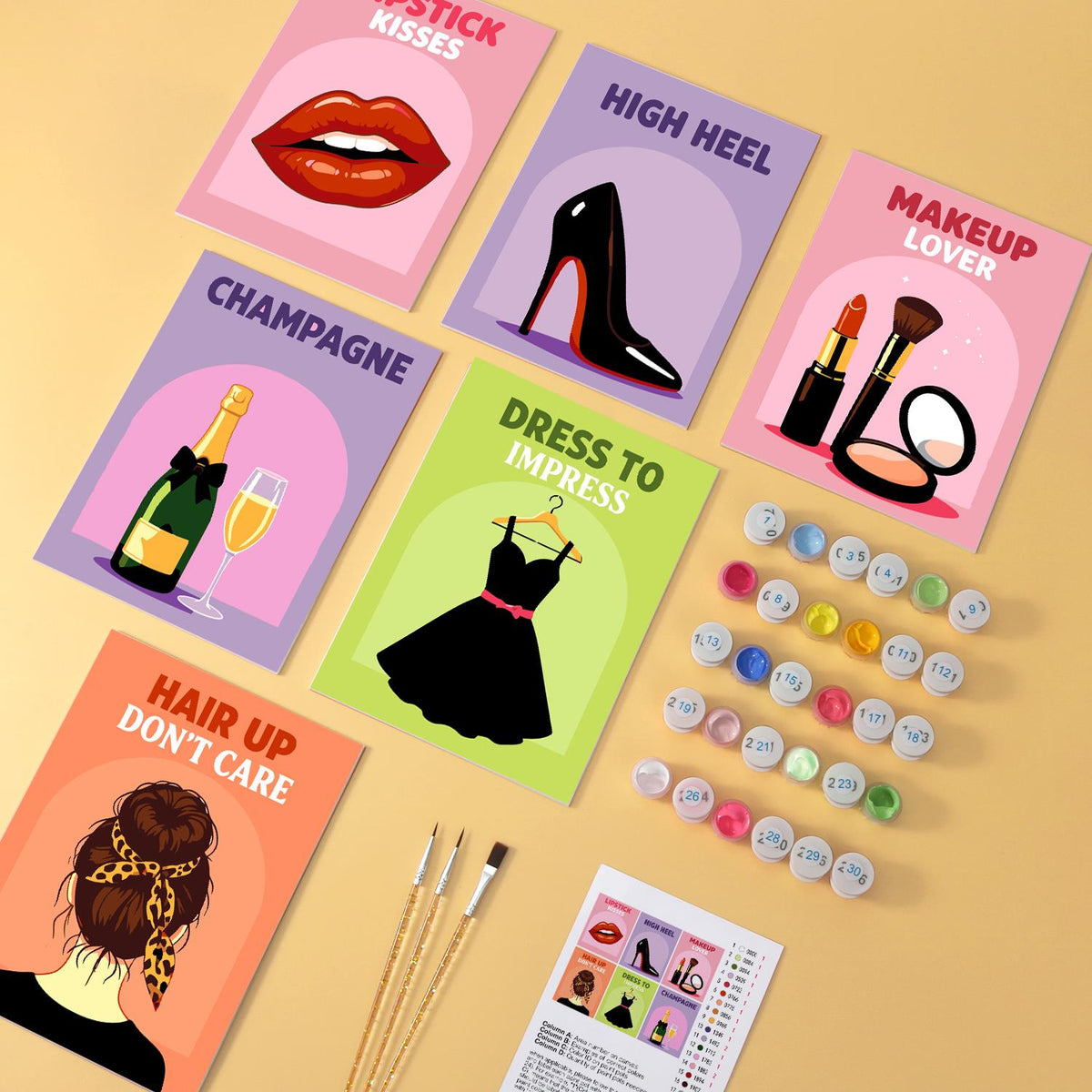 Lipstick and Champagne Glam mini board kit – image 5