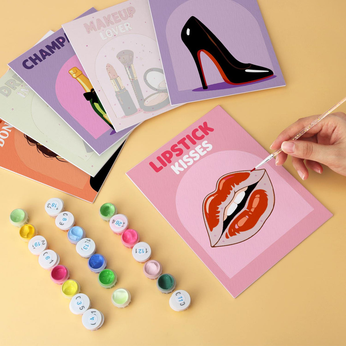 Lipstick and Champagne Glam mini board kit – image 6