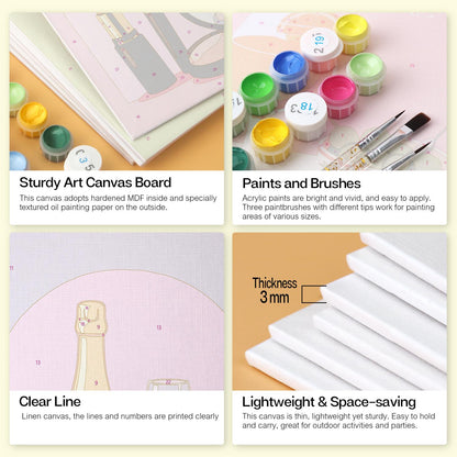 Lipstick and Champagne Glam mini board kit – image 18