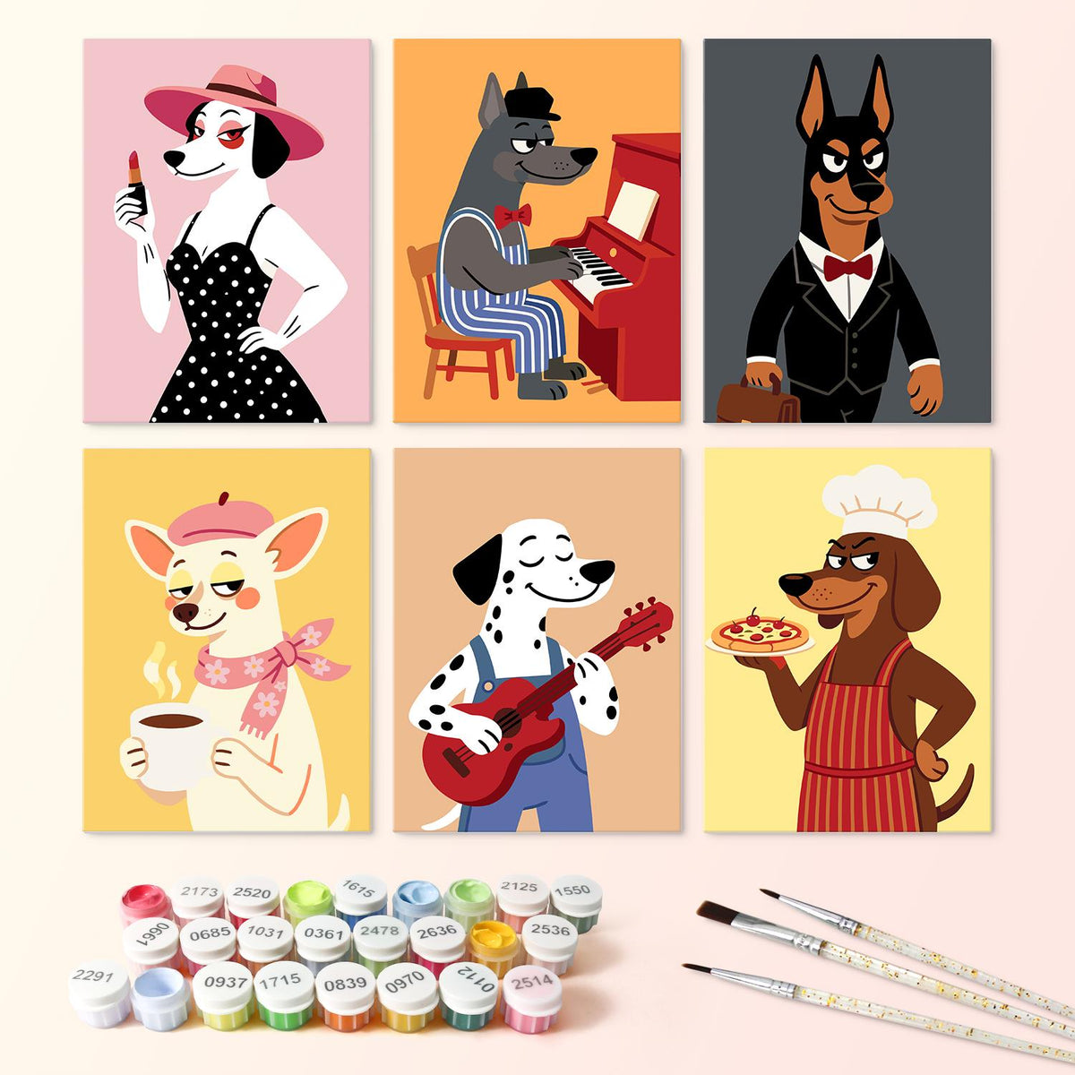 Dapper Dogs and Pizza Chef mini board kit – image 3