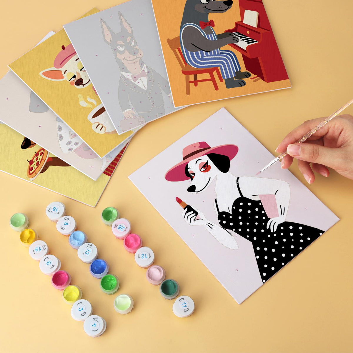 Dapper Dogs and Pizza Chef mini board kit – image 6