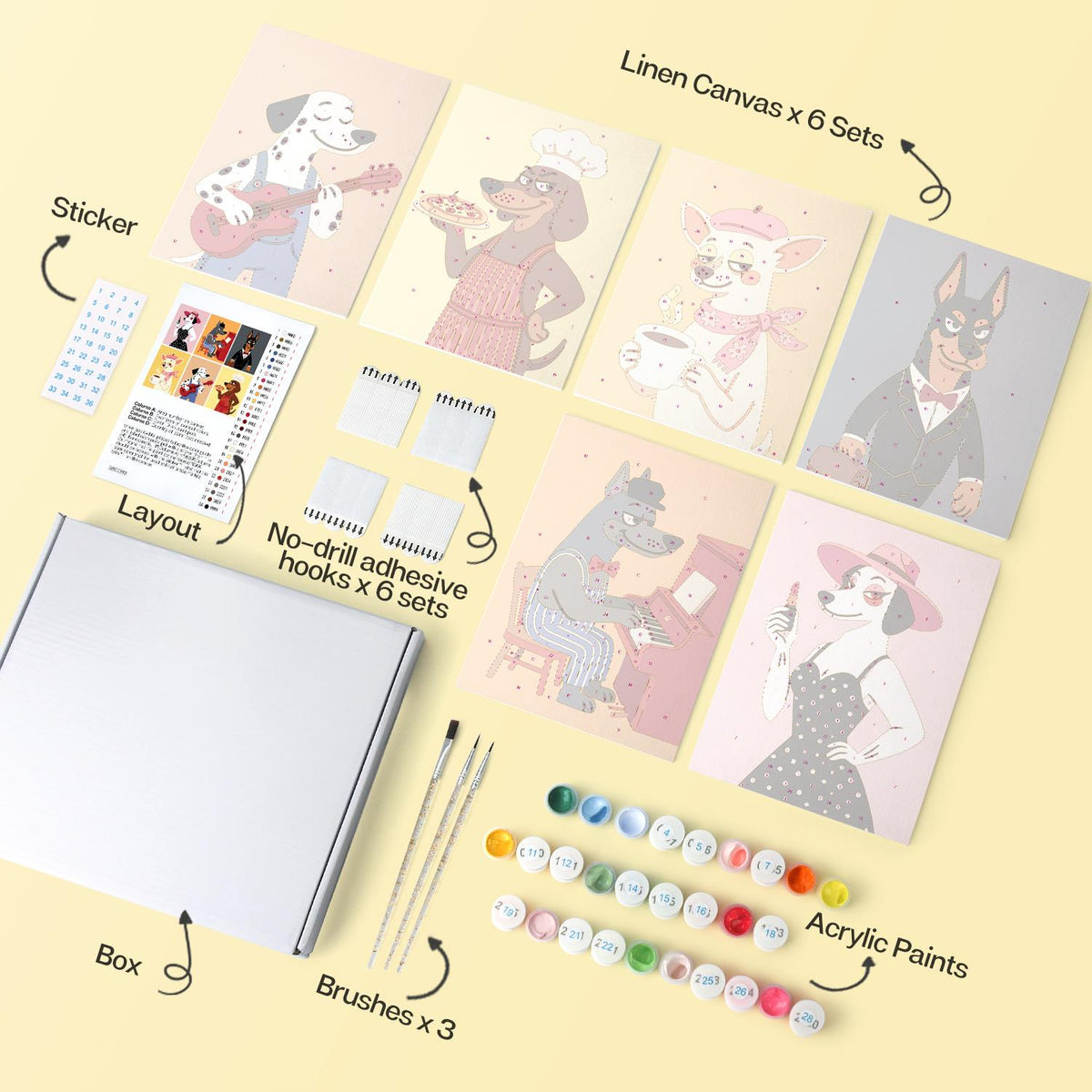 Dapper Dogs and Pizza Chef mini board kit – image 15
