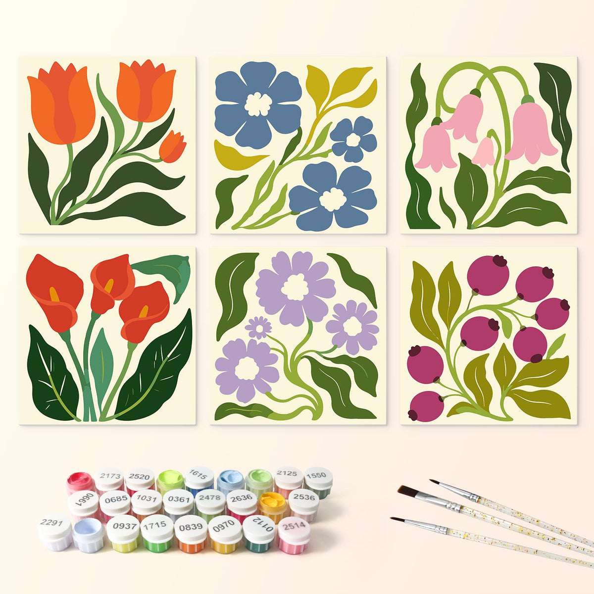 Calla Lily and Tulip Garden mini board kit – image 3