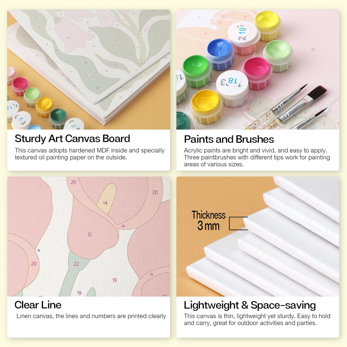 Calla Lily and Tulip Garden mini board kit – image 18